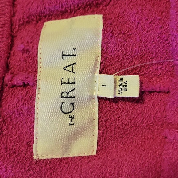 The Great. Stadium Joggers in Fuschia 1/Small NWT HTF - Picture 6 of 10